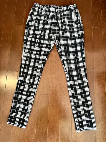 RTEG 체크 무늬 스키니 팬츠 M