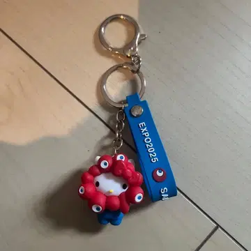 오사카 간사이 만박 미야쿠미야쿠 x 산리오 변신 입체 키링 헬로키티