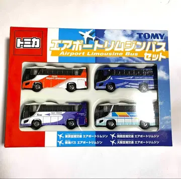 토미카 에어포트 리무진 버스 세트 4대 미개봉 새상품