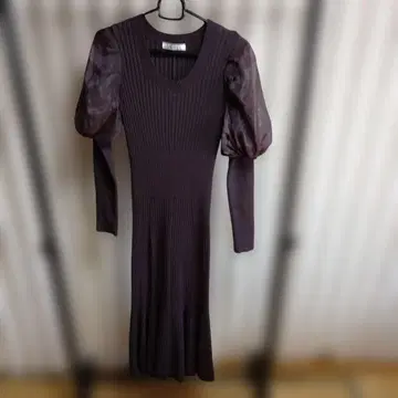 도킹 메이드 니트 원피스