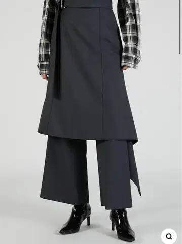 PRANK PROJECT 드롭헴 레이어드 스커트 팬츠