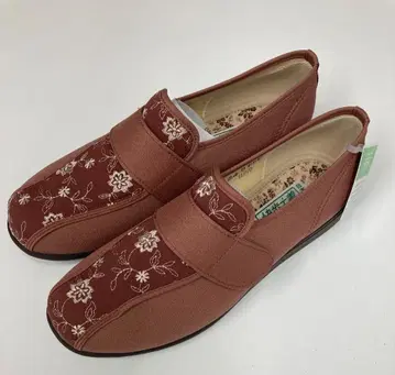 쾌보주의 (24.5cm) 벽돌 꽃무늬 일본제 경량 걷기 편한 재활