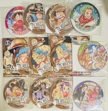 ONE PIECE 컬렉션 캔뱃지 루피, 조로, 상디 등