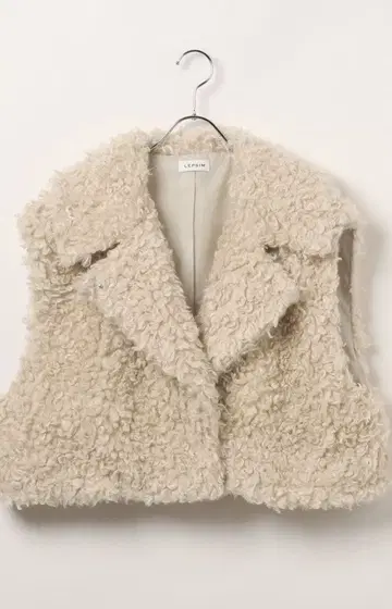 [ 새상품 ] 퍼 베스트 베스트만 베이지 F 사이즈 렙심 LEPSIM