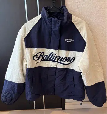 Bershka 아우터 자켓 네이비/아이보리