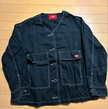 Dickies 버튼 자켓 네이비