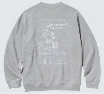 새상품급 UNIQLO 미키 샤인 스웨트 셔츠 M