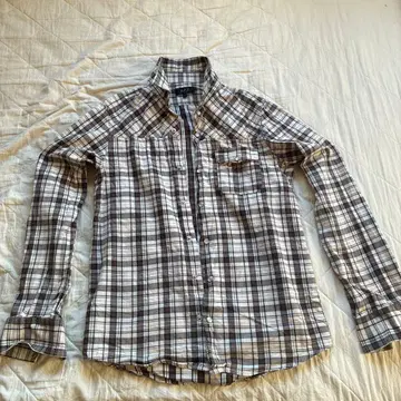 A.P.C. 체크 무늬 긴팔 플란넬 셔츠 M