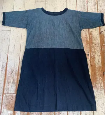 45R 45rpm 인디고 원피스 데님