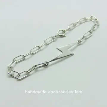 라이트닝 볼트 번개 체인 팔찌 실버 925