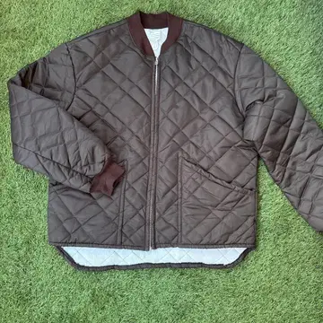 GOLDEN BAY 브라운 퀼팅 자켓 L
