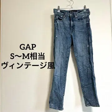 GAP 갭 하이라이즈 빈티지풍 슬림진