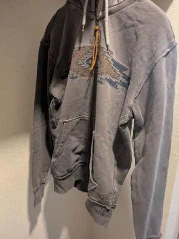 Replay 그레이 집업 후드티