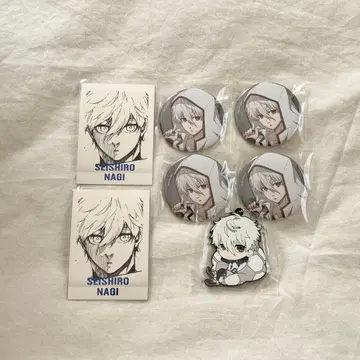 블루 록 나기 세이시로 파샤코레 캔뱃지 굿즈 세트