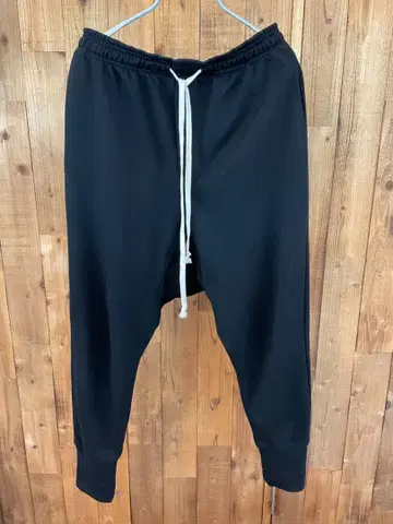 AD WERKS 블랙 사루엘 팬츠