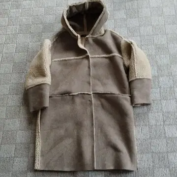 loaf 페이크 무스탕 후디드 코트 오즈모시스 osmosis