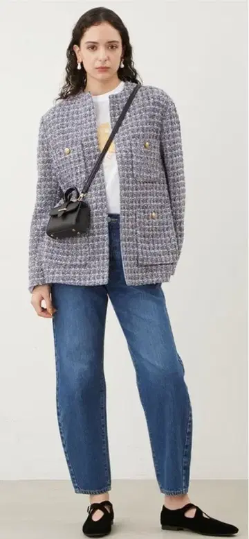 새상품급 미라 오웬 데님 사이즈 1