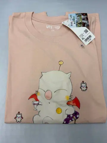 미사용 새상품 ] 유니클로 파이널 판타지 픽셀 리마스터 T셔츠 XL