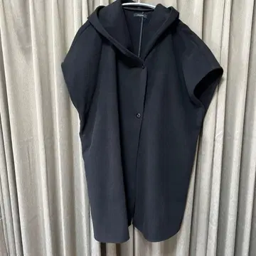 JEANASIS 후드 코트 BK