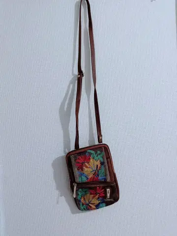 우즈베키스탄 자수 숄더백 수자니