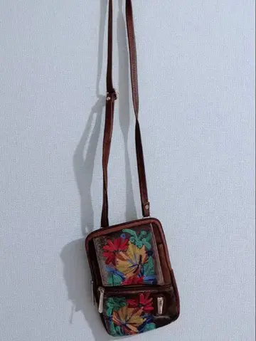 우즈베키스탄 자수 숄더백 수자니