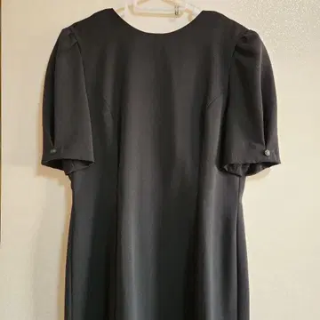 [ 관혼상제에도 최적 ] 블랙 반팔 무릎 기장 원피스