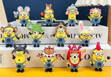 [ 초특급 상품 ] 미니언 12지 신년 장식 컴플리트 피규어 세트 12개