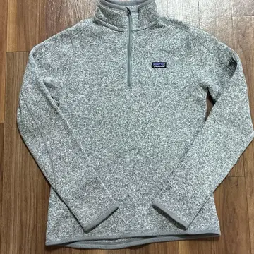 파타고니아 베터 스웨터 하프 지퍼 플리스 여성용 S 그레이