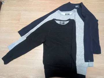 LOOPWHEELER x LOWERCASE 울 맨투맨 M 3개 세트