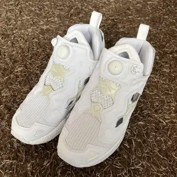 컨디션 최상 Reebok 리복 인스타펌프 퓨리 화이트 26.5cm