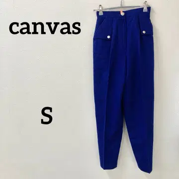 canvas 울 혼방 턱 입고 팬츠 S 사이즈