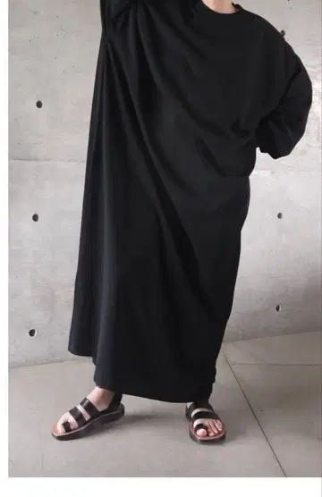 SHE_JAPAN rie 롱 슬리브 드레스 원피스