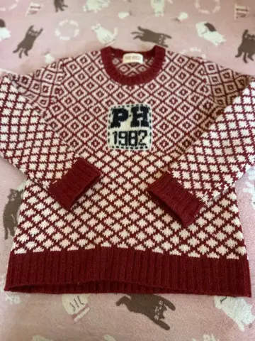 핑크하우스 두꺼운 소재 스웨터