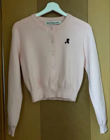 Rest&Recreation 핑크 가디건