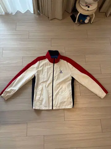 NAUTICA 나일론 자켓 화이트/레드/네이비