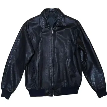 리브 재킷 가죽 자켓