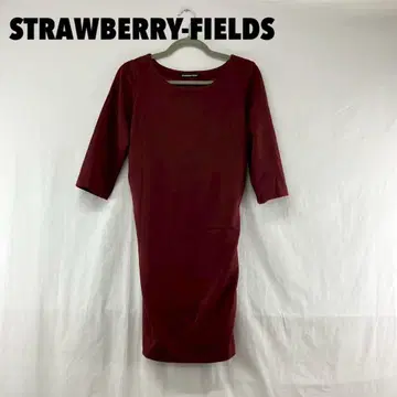 W0781T STRAWBERRY FIELDS 무릎 기장 원피스