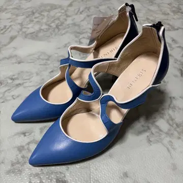 84 새상품 BENEBIS 22cm 하이힐 펌프스 천연 가죽