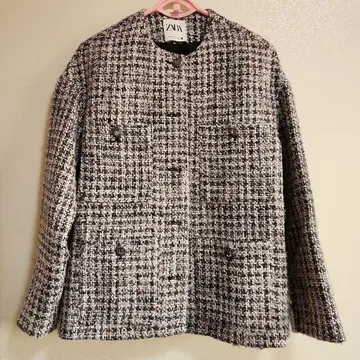 [ 새상품급 ] [ ZARA ] 더블 브레스트 트위드 셋업