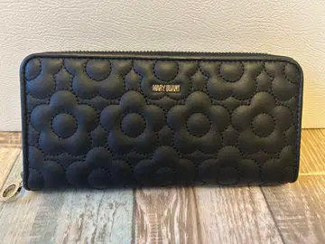 [ 컨디션 최상 ] 마리콴트 장지갑 가죽 블랙