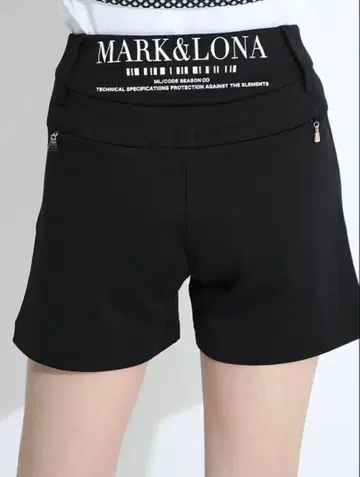 MARK&LONA 블랙 숏팬츠 38(M)