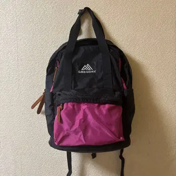 GREGORY 백팩 블랙/핑크