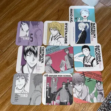 쿠로코의 농구 아트 코스터 묶음 판매