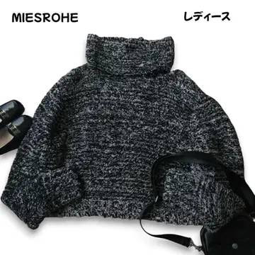 MIESROHE 울 터틀넥 스웨터 귀여움 M 사이즈 상당 컨디션 최상