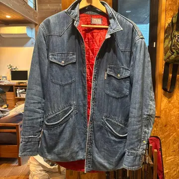 블루블루blueblue 데님 셔츠 자켓 안감 퀼팅