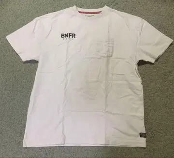 BNFR CAMP 로고 T셔츠 화이트