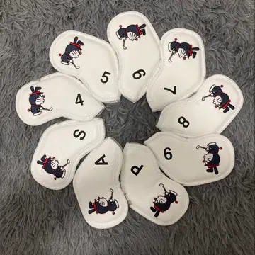 새상품 9개 세트 도라에몽 골프 헤드커버 아이언용 SAP