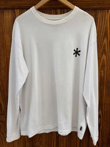 SnowPeak 스노우피크 롱T셔츠 L 사이즈 화이트