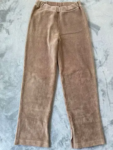 IENA 니트 팬츠 벨로아 니트 코듀로이