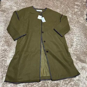 새상품 cepo 카키 롱 코트